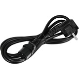 JW118A câble électrique Noir 1,8 m Coupleur C13 CEE7/7