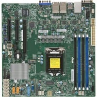Supermicro X11SSH-F Intel® C236 LGA 1151 (Emplacement H4) micro ATX, Socket 1151 carte mère Intel, LGA 1151 (Emplacement H4), E3-1200, 80 W, DDR4-SDRAM, 64 Go
