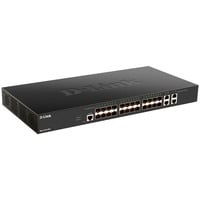 D-Link DXS-1210-28S, Switch Géré, L2/L3, 10G Ethernet (100/1000/10000), Grille de montage, 1U