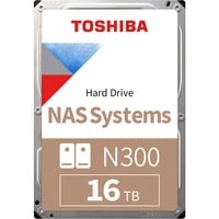 Toshiba N300 16 To, Disque dur SATA/600, 24/7, HDWG31GUZSVA, Bulk, En vrac