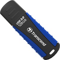 Transcend JetFlash 810 lecteur USB flash 128 Go USB Type-A 3.2 Gen 1 (3.1 Gen 1) Noir, Bleu, Clé USB Noir/Bleu, 128 Go, USB Type-A, 3.2 Gen 1 (3.1 Gen 1), Casquette, 12,9 g, Noir, Bleu