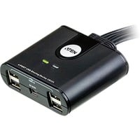 ATEN Commutateur de partage des périphériques USB 2.0 à 4 x 4 ports , Hub USB 