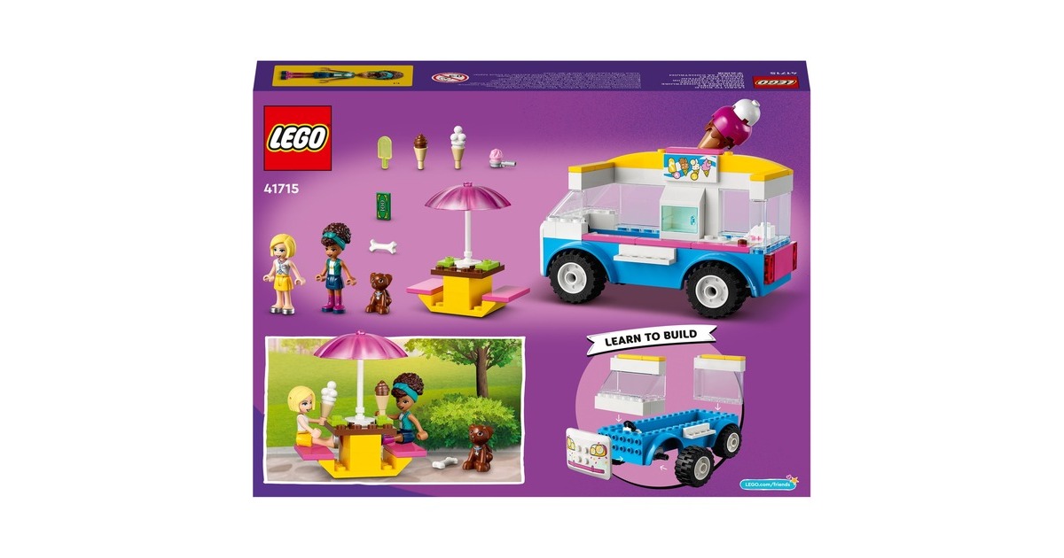Lego Friends - Le camion de glaces, Jouets de construction 41715