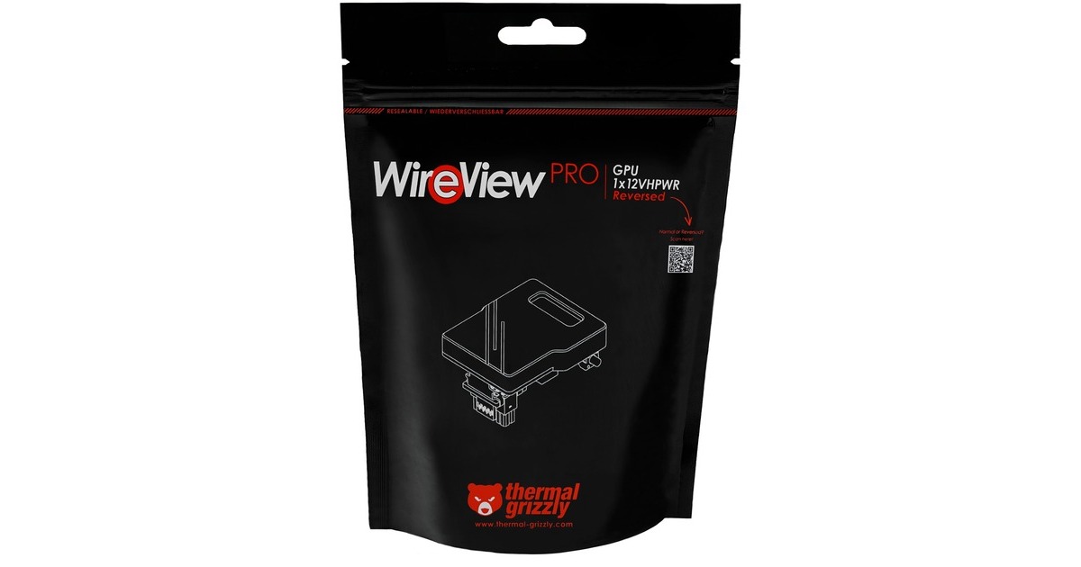 Wi. Review Gpu Thermal Grizzly WireView GPU Pro, Reverse (