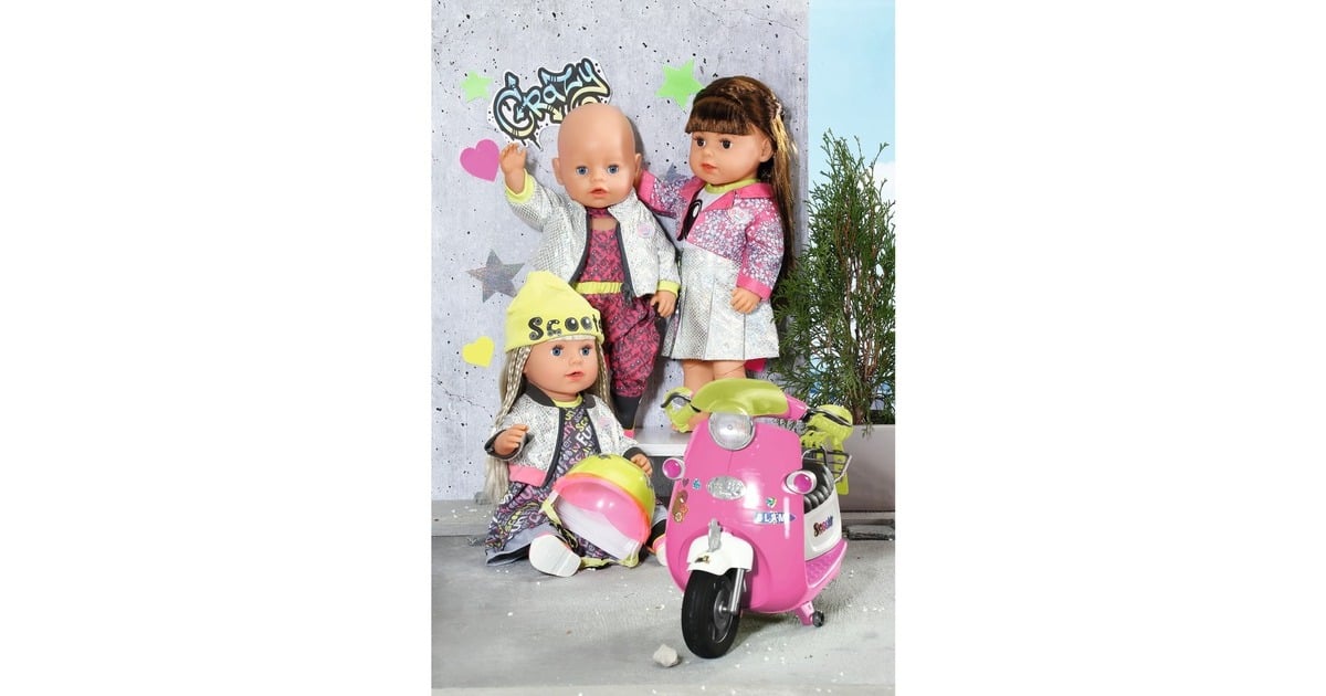 ZAPF Creation BABY born City Deluxe Scooter Combination