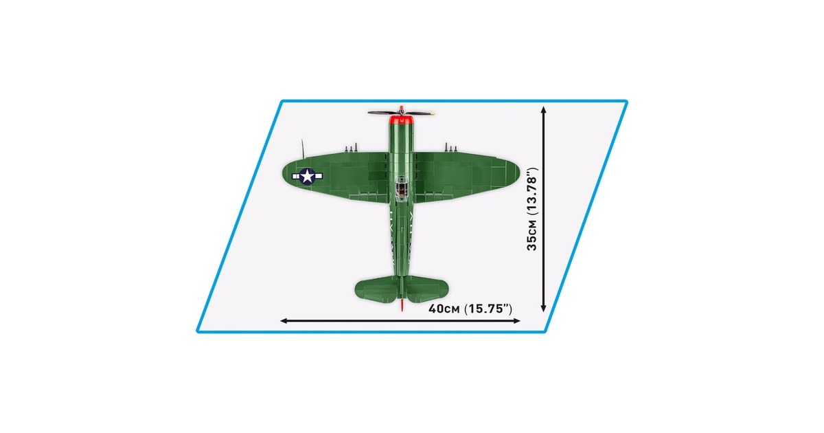 COBI 5737 - P-47 Thunderbolt - Jeu De Construction 477 Pièces - 1/32 - Neuf