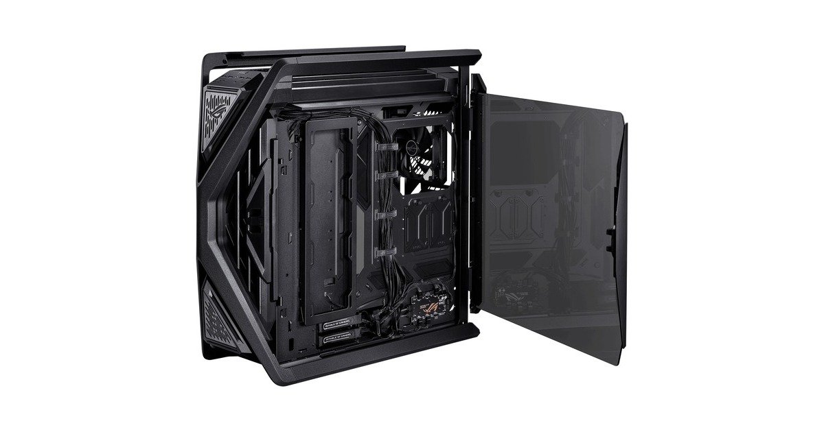 ASUS GR701 ROG Hyperion boîtier big tower Noir | 4x USB-A | 2x USB-C ...