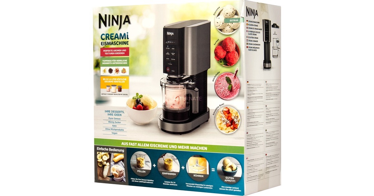 Lot De 4 Pots Pour Machine à Glace Ninja Creami - Récipients Transparents Avec Couvercles Colorés