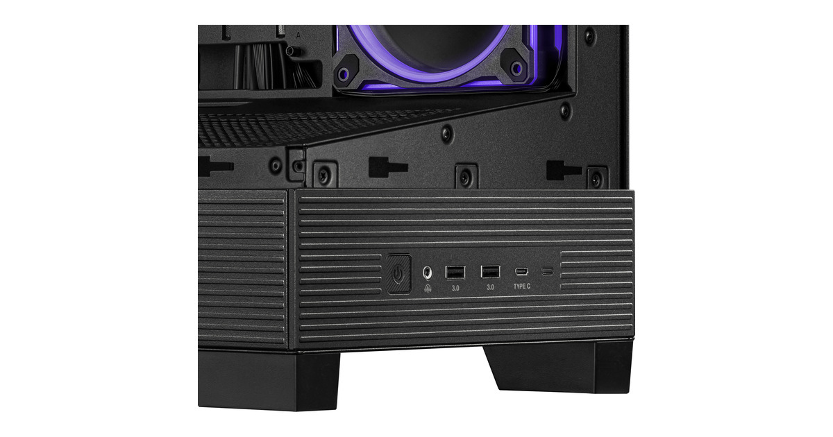 ASUS A31 PLUS TG ARGB (Moyen Tour – Verre Trempé – RGB – Noir) - Asus