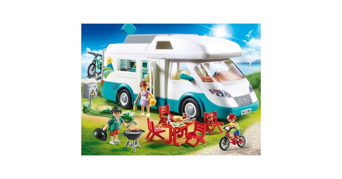 PLAYMOBIL Family Fun - Famille et camping-car, Jouets de construction 70088