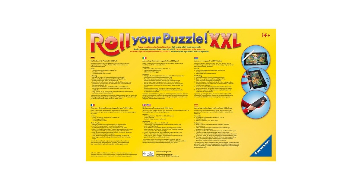 Roll your Puzzle XXL - Système de Rangement (1000 - 3000 pièces)