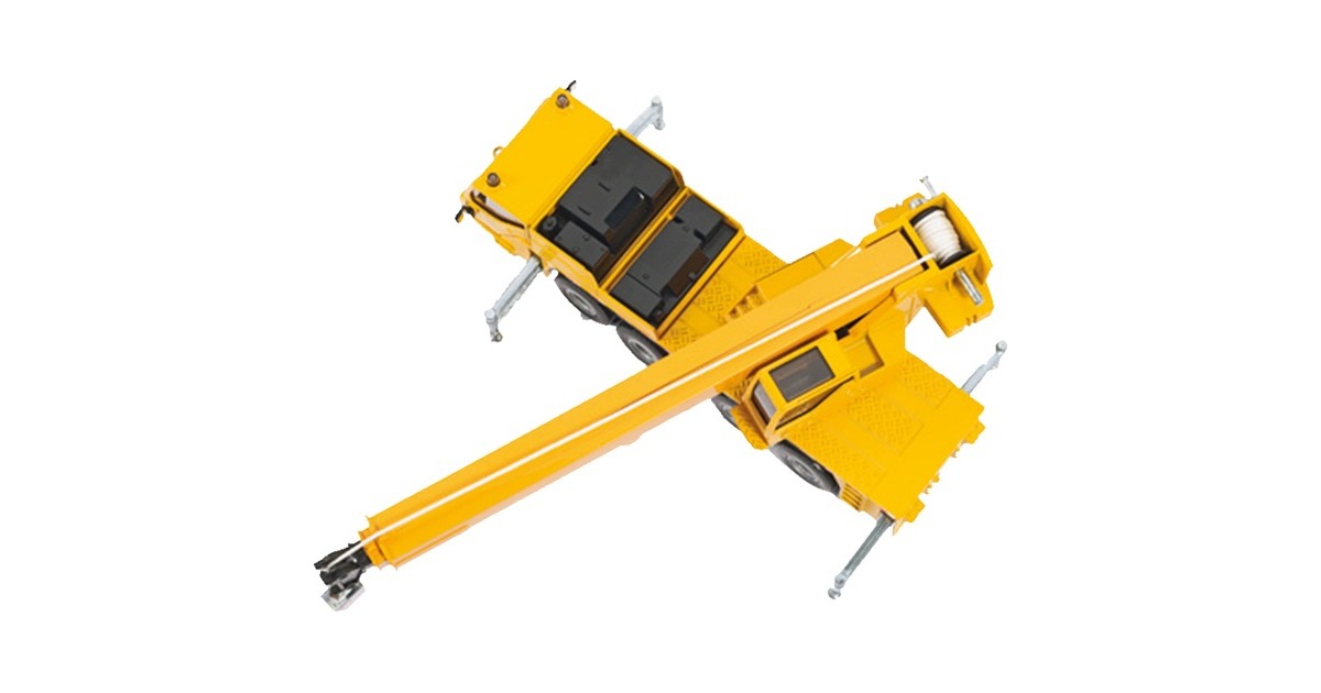 Camion-grue SIKU 1/55 - Modèle 2110, Jaune, Boîte Neuve Non Ouverte