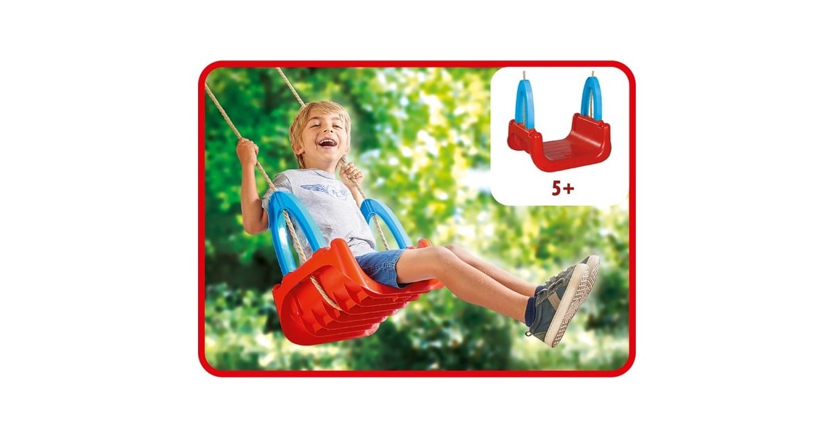 Simba 107174109 Balançoire 3 en 1 avec corde pré-montée Jaune/bleu/rouge/vert Hauteur 120 cm Largeur d'assise 28 cm Simba 107174109 Balançoire 3 en 1 avec corde pré-montée Jaune/bleu/rouge/vert Hauteur 120 cm Largeur d'assise 28 cm