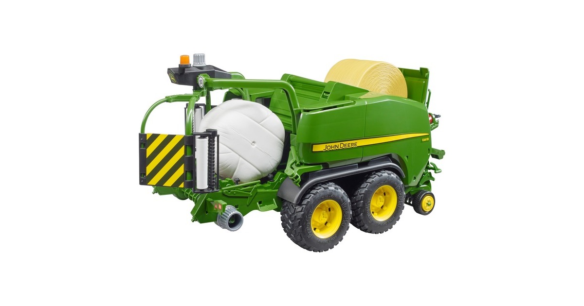 Bruder 02122 – Enrubanneuse Avec Balle Ronde – Jouet Agricole, Neuf