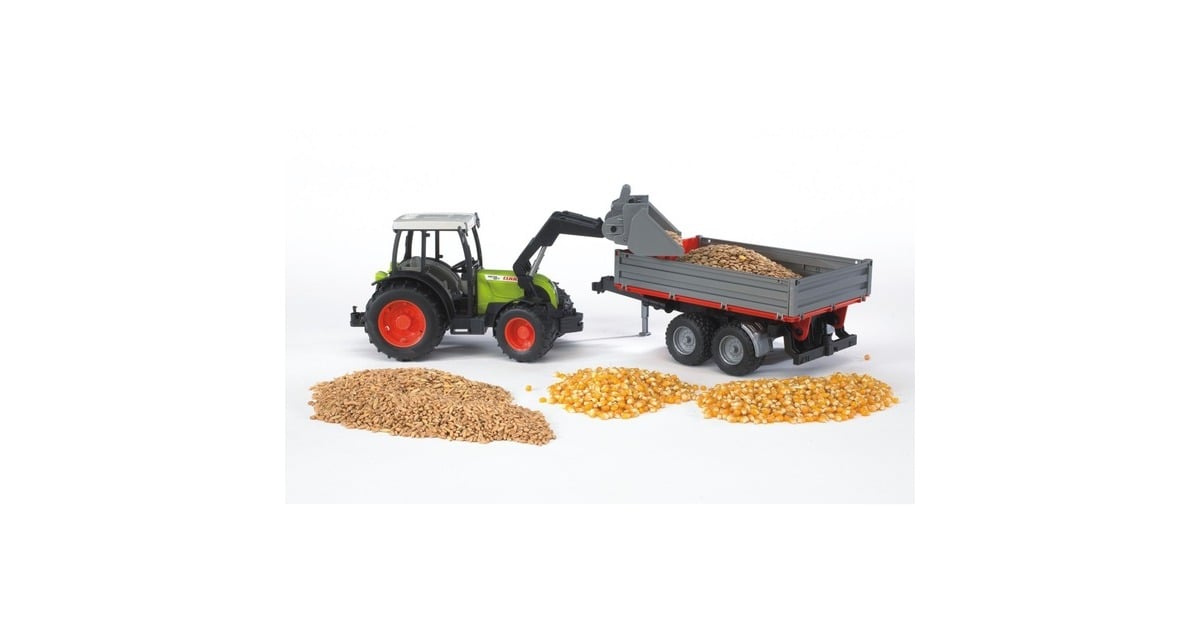 Bruder Claas Nectis 267F Traktör ve Römork Tarım Garaj