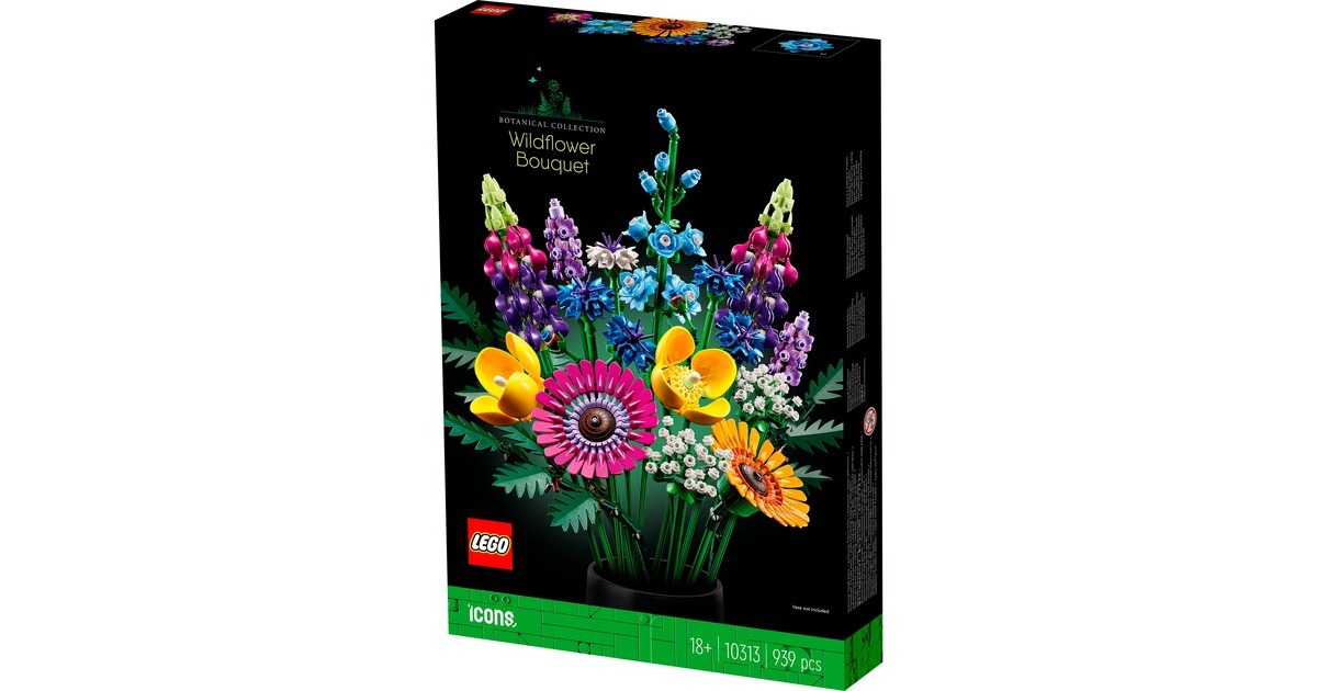 10313 - LEGO® Icons - Bouquet de Fleurs Sauvages LEGO : King Jouet, Lego,  briques et blocs LEGO - Jeux de construction