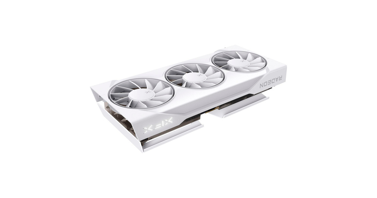 XFX Radeon RX 9060 XT Swift OC Triple Fan, Carte graphique Blanc