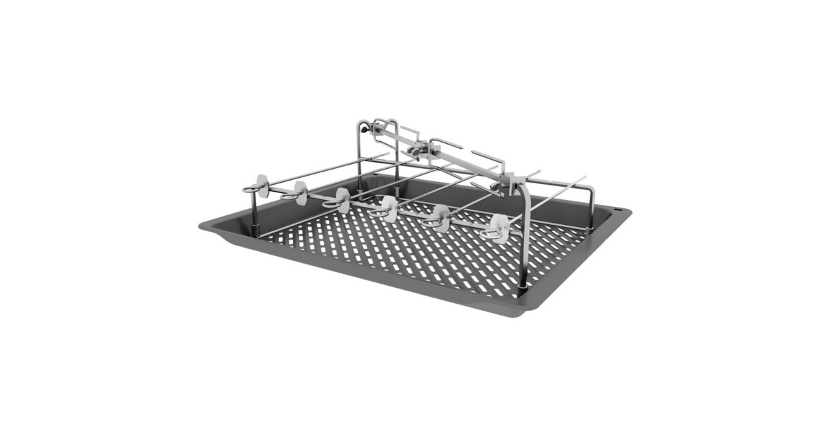 Bosch HEZ531000 - Accessoire Pour Four/plaque De Cuisson - Gris émaillé - Dimensions : 4,5 X 43 X 47 Cm - 8
