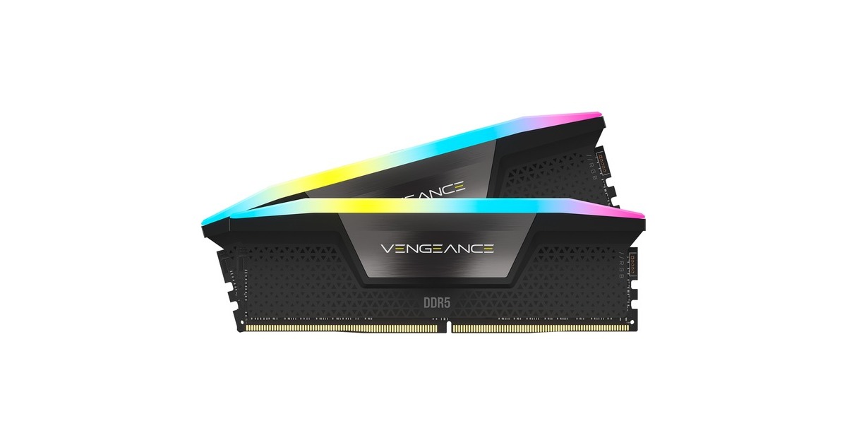 CORSAIR DDR5-5200MHz 　64GB VENGEANCE Corsair 64 Go DDR5-5200 Kit, Mémoire vive Noir