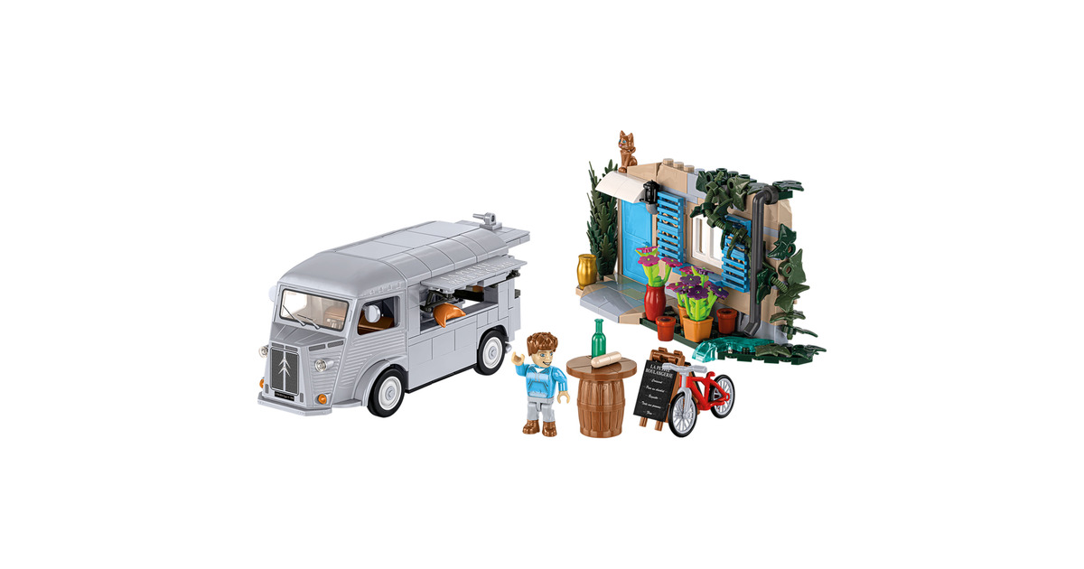 COBI Action Town 24633 - Citroën Typ H La Petite Boulangerie, Maßstab 1 COBI Action Town 24633 - Citroën Typ H La Petite Boulangerie, Maßstab 1