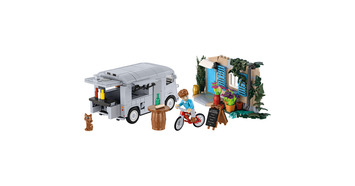 Cobi Action Town 24627 Citroen Type H Car Transporter 24627 - LEGO a Cobi Action Town 24627 Citroen Type H Car Transporter 24627 - LEGO a
