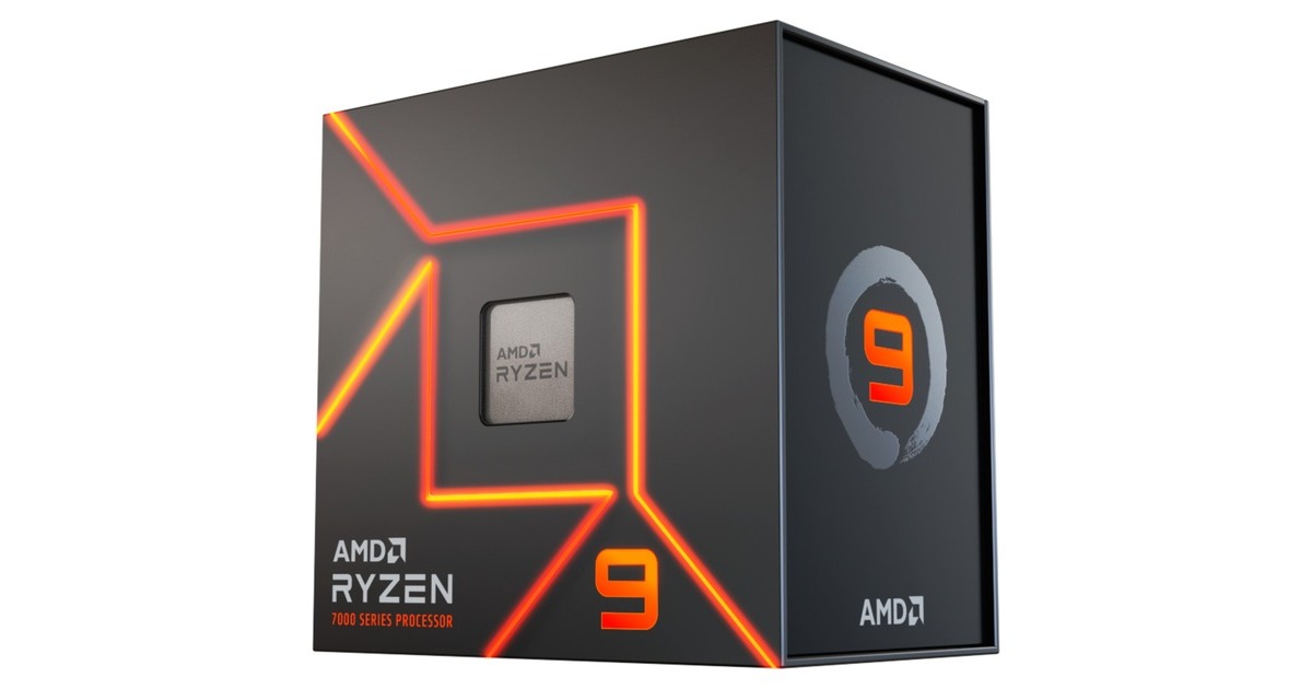 AMD Ryzen 9 7950X, 4,5 GHz (5,7 GHz Turbo Boost) socket AM5 processeur Unlocked, processeur en boîte