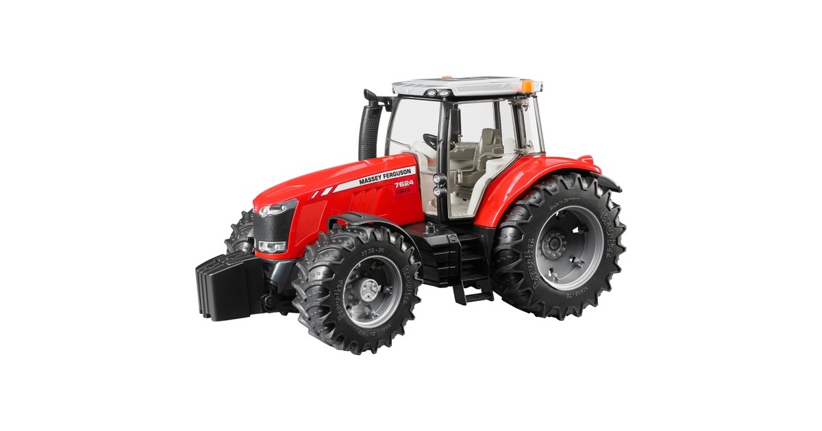 bruder Vehicule Miniature Tracteur Massey Ferguson 7600 Modele reduit de voiture 3046