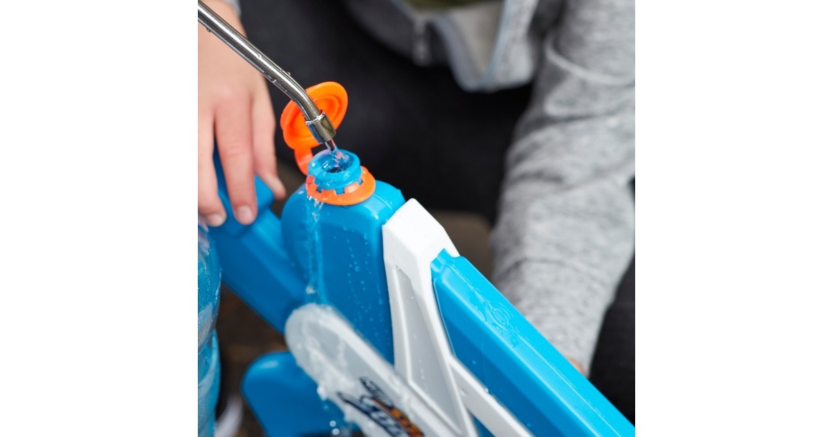 Pistolet à Eau Nerf Super Soaker Twister - Double Jet Tourbillonnant - Bleu - Neuf