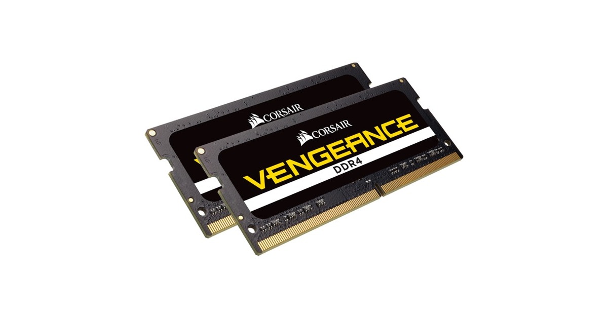 Corsair Vengeance CMSX64GX4M2A2933C19 module de memoire 64 Go 2 x 32 Go DDR4 2933 MHz Memoire vive Noir 64 Go 2 x 32 Go DDR4 2933 MHz