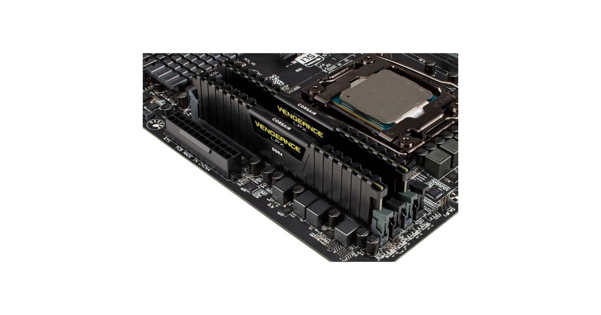 Corsair vengeance lpx black ddr4 top