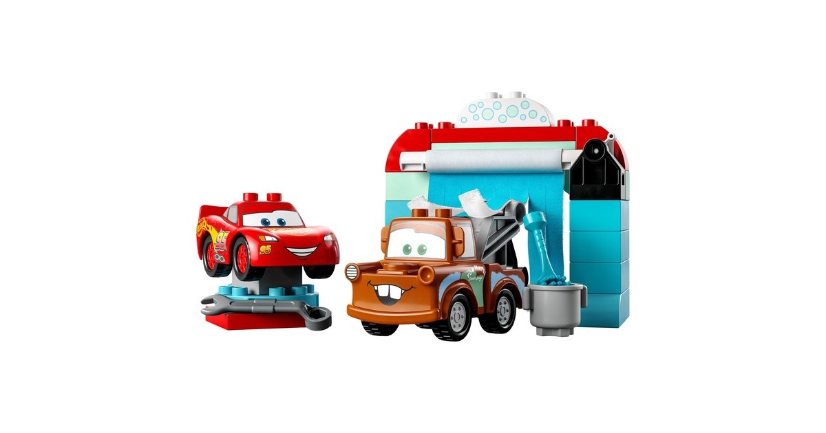 Lego DUPLO Lave auTo Lightning McQueen et Takel Jouets de construction