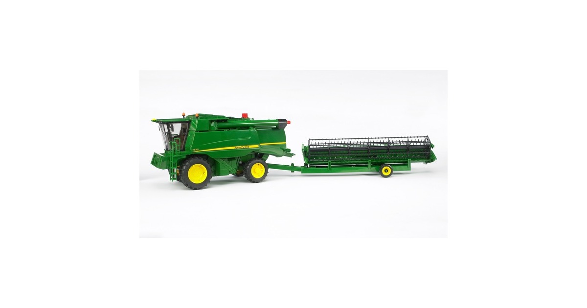 Bruder - 2132 - Véhicule - Moissonneuse John Deere T670i - Vert, Verte | Moissonneuse pour ferme, agriculture, jouet à partir de 4 ans, échelle 1:16