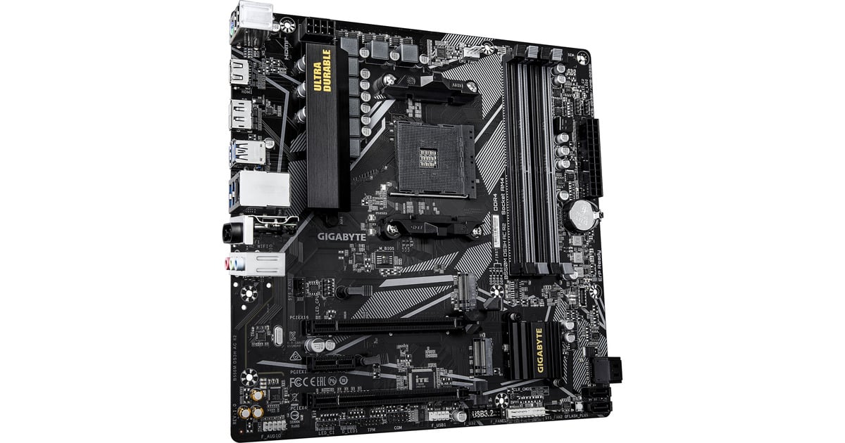 GIGABYTE B550M DS3H AC R2 Carte mère - Processeurs AMD Ryzen 5000, VRM ...