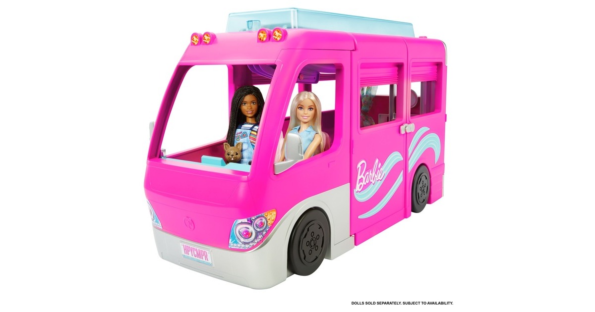Barbie Camping-car super aventure 3-en-1 - acheter chez