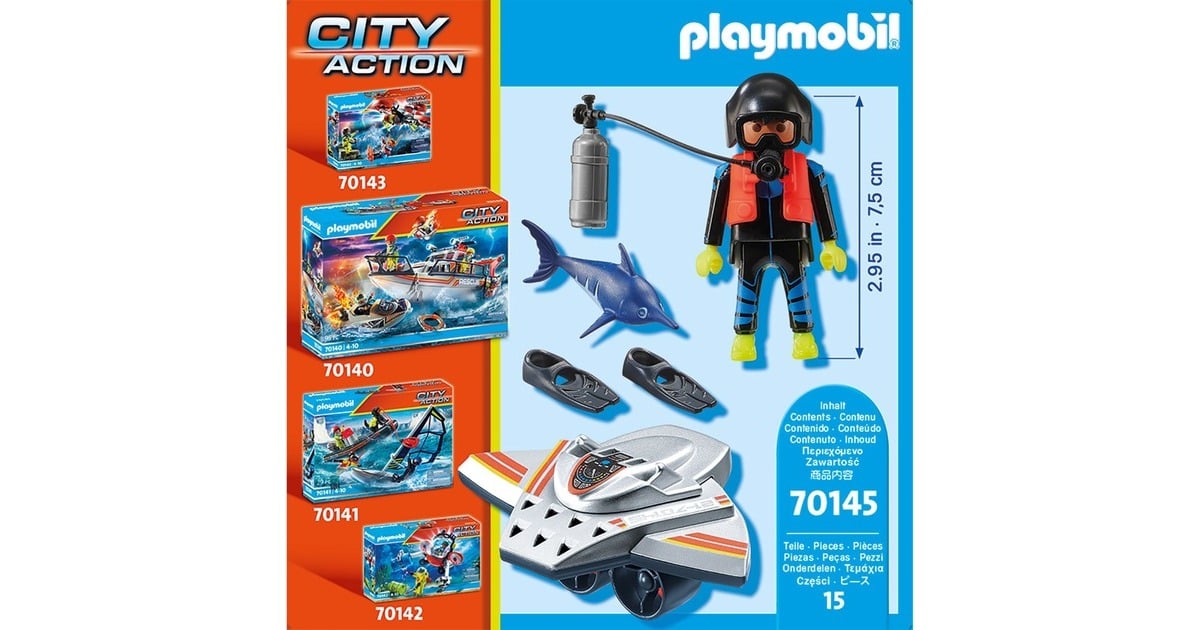 Playmobil 70143 Secouriste et drone
