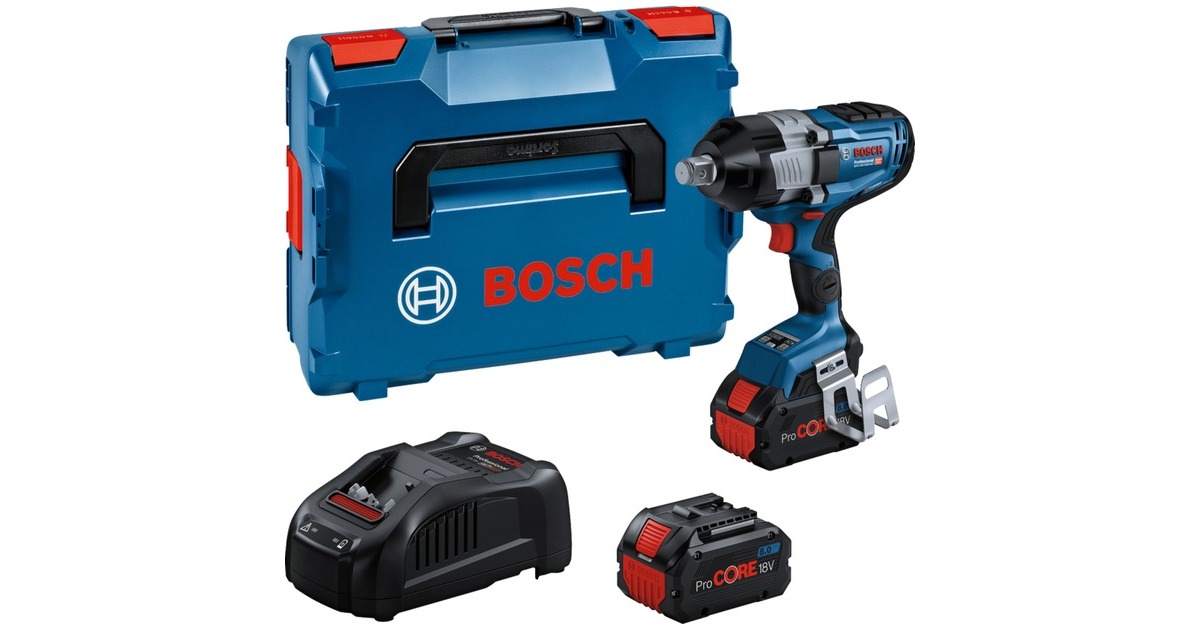 Clé à Chocs Bosch Pro BITURBO 18V – Couple 1600 Nm, Unité Nue GDS 18V-1000 C