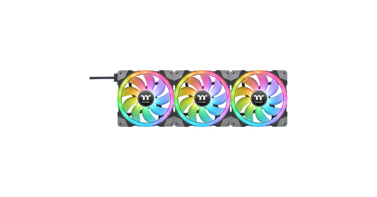 SWAFAN EX12 RGB PC Cooling Fan TT Premium Edition (3-Fan Pack) - Clones y Periféricos