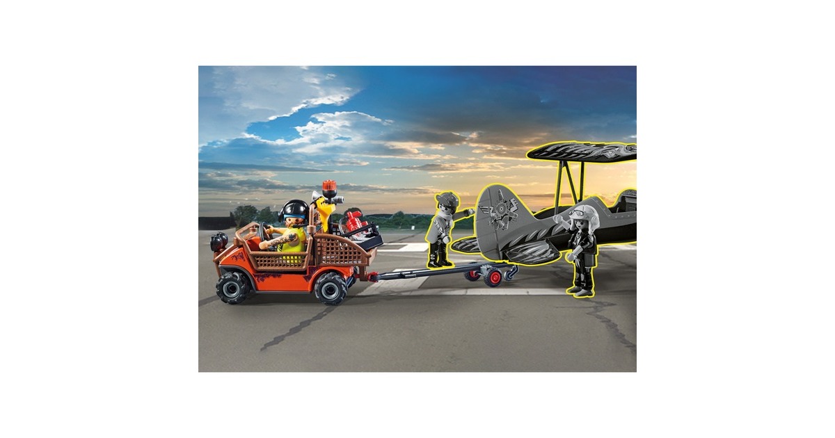 70835 - Playmobil Air Stuntshow - Véhicule de réparation Playmobil