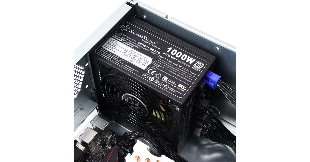 Logitech Rack Ebox H08 SilverStone SST-RM41-H08 boîtier rack Noir