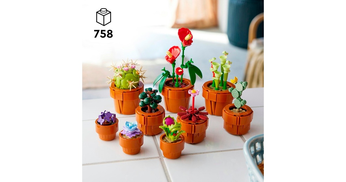 Soldes LEGO Icons - Les plantes miniatures (10329) 2024 au meilleur prix  sur