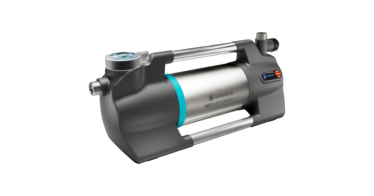 Station D'eau Domestique Gardena 6300 SilentComfort - Pompe Pour Alimentation En Eau De La Maison, Jardin, Atelier - Silencieuse Et Fiable
