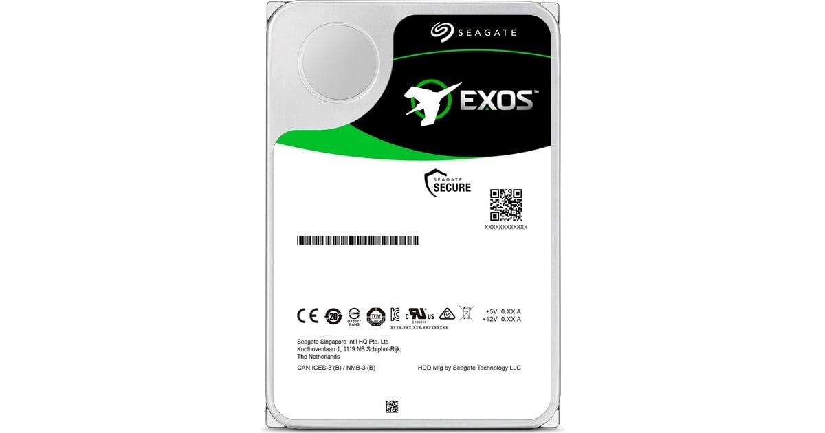 Disque dur 14 TB Seagate Enterprise EXOS X16 HDD SATA (ST14000NM001G)