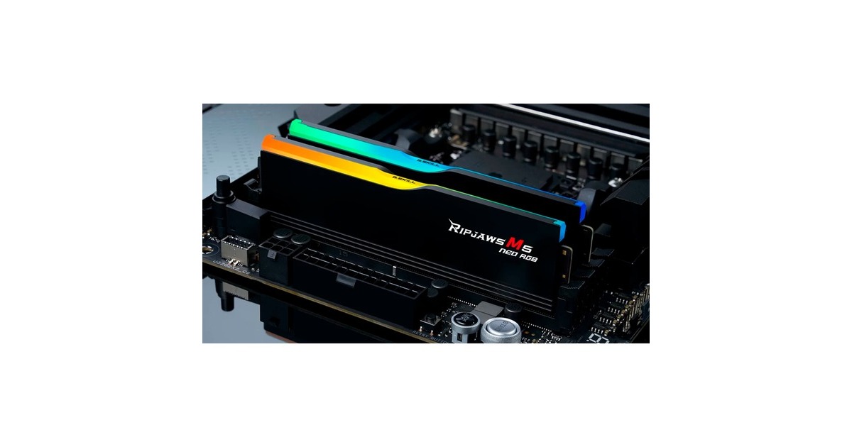 G.Skill 64 Go DDR5-6000 kit, Mémoire vive Noir, F5-6000J3636F32GX2