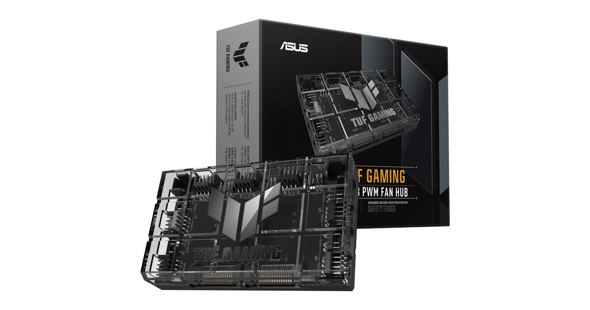Lot De 3 Ventilateurs Asus TUF Gaming TR120 ARGB - Noir - 120mm