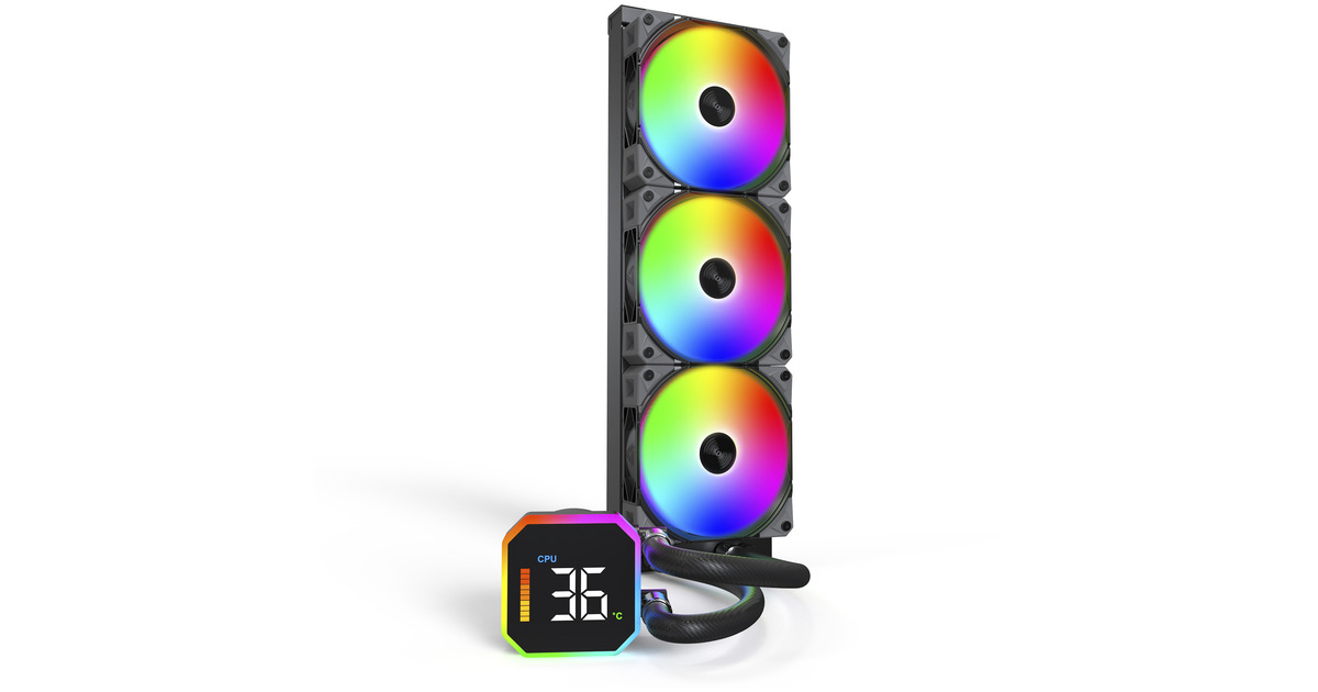 Hyperflow Tmic Montech HyperFlow Digital 360, Watercooling Noir