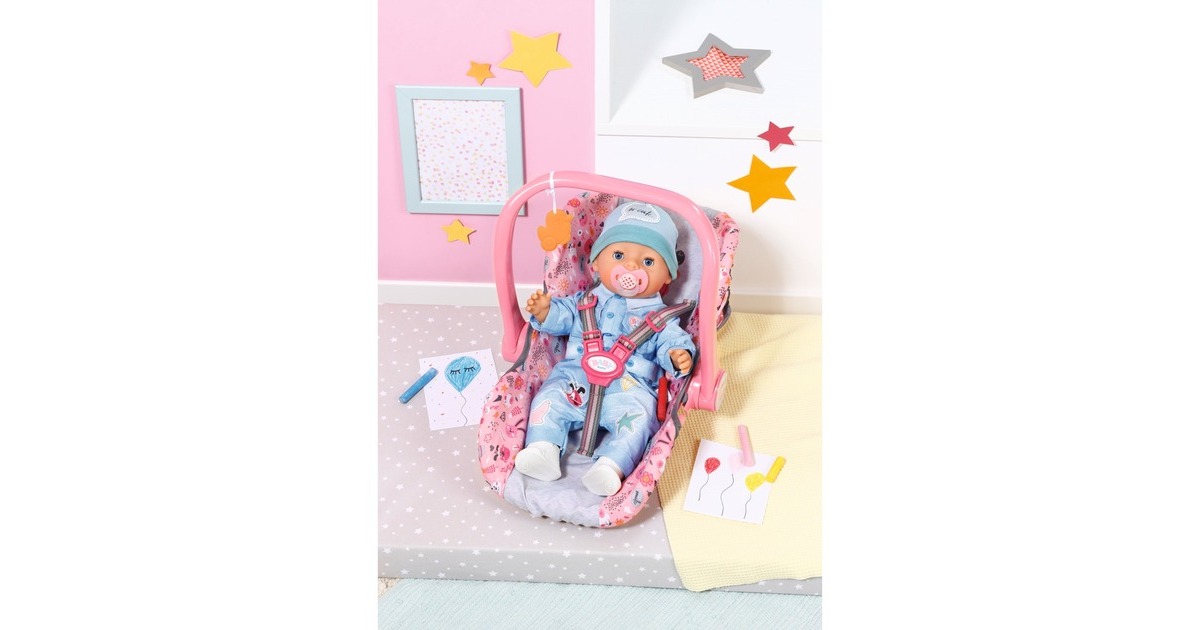 Collants Pour Poupée BABY Born 43 Cm - Lot De 2 - Motifs Assortis (rose/bleu, Jaune/rayé, Violet/pois) - Qualité Zapf Creation