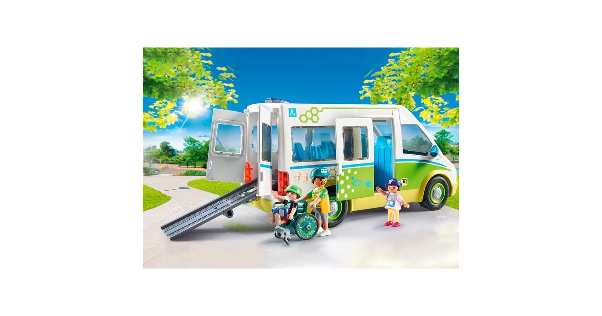 71329 - Playmobil City Life - Bus scolaire Playmobil : King Jouet