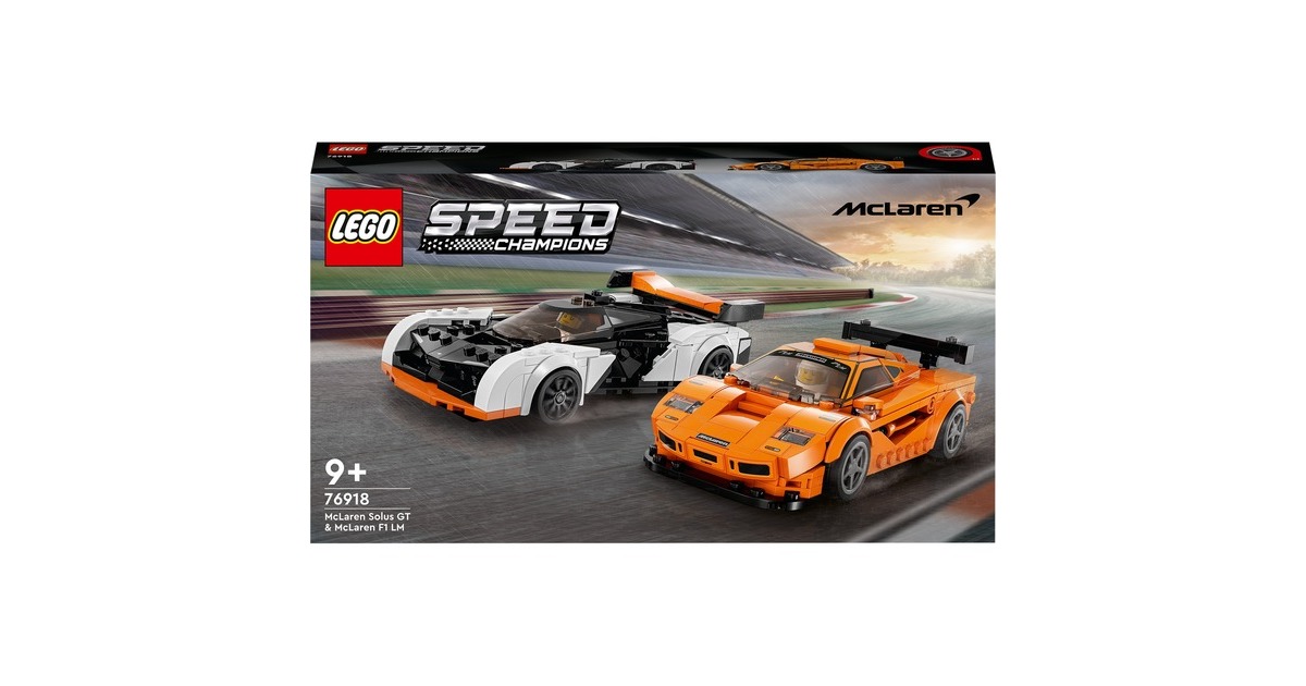 Lego Champions de vitesse McLaren Solus GT McLaren F1 LM Jouets de construction