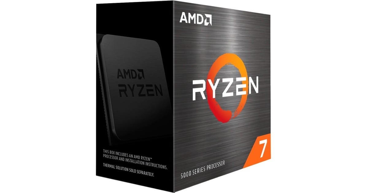 AMD Ryzen 7 5700X, 3,4 GHz (4,6 GHz Turbo Boost) socket AM4