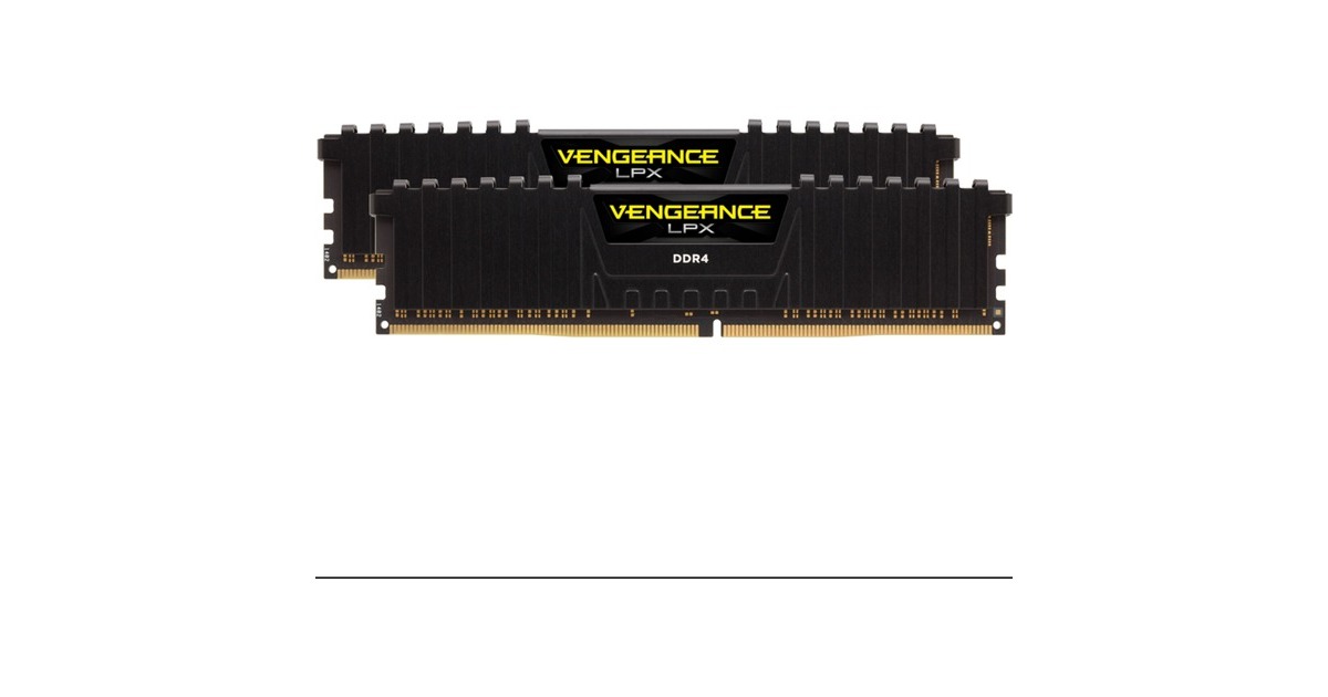 Corsair 32 Go DDR4-3200 Kit, Mémoire vive Noir, CMK32GX4M2E3200C16